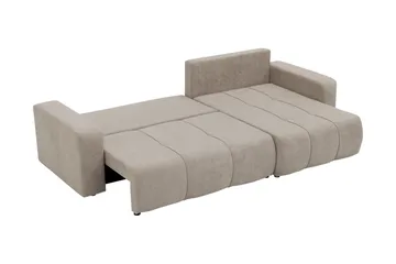 Flo Bäddsoffa med Divan 3-sits - Svart - Möbler - Soffa - Bäddsoffa - Bäddsoffa divan