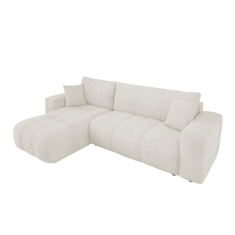 Flo Bäddsoffa med Divan 3-sits, Vit