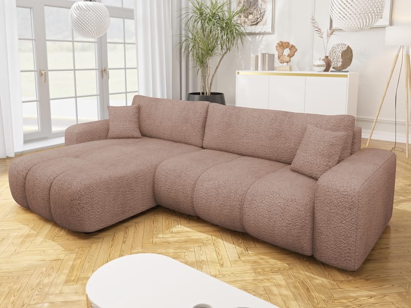 Flo Bäddsoffa med Divan 3-sits - Vit - Möbler - Soffa - Bäddsoffa - Bäddsoffa divan