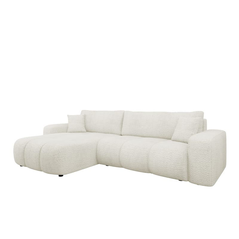 Flo Bäddsoffa med Divan 3-sits - Vit - Möbler - Soffa - Bäddsoffa - Bäddsoffa divan