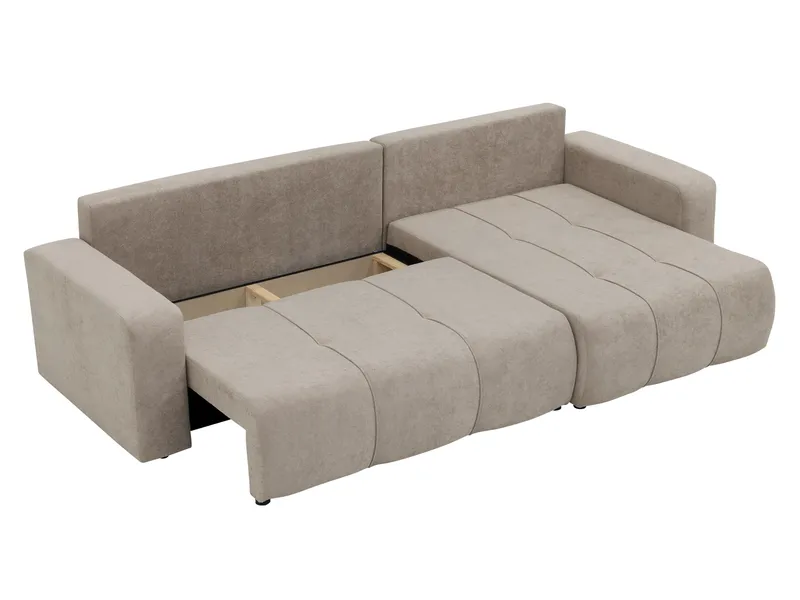 Flo Bäddsoffa med Divan 3-sits - Vit - Möbler - Soffa - Bäddsoffa - Bäddsoffa divan