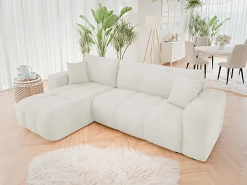 Flo Bäddsoffa med Divan 3-sits - Vit - Möbler - Soffa - Bäddsoffa - Bäddsoffa divan