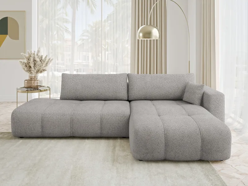 Flo Bäddsoffa med Divan 4-sits - Ljusgrå - Möbler - Soffa - Bäddsoffa - Bäddsoffa längsbäddad