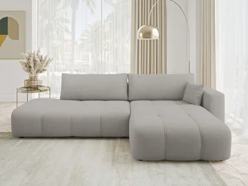 Flo Bäddsoffa med Divan 4-sits - Ljusgrå - Möbler - Soffa - Bäddsoffa - Bäddsoffa divan
