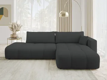 Flo Bäddsoffa med Divan 4-sits - Svart - Möbler - Soffa - Bäddsoffa - Bäddsoffa divan