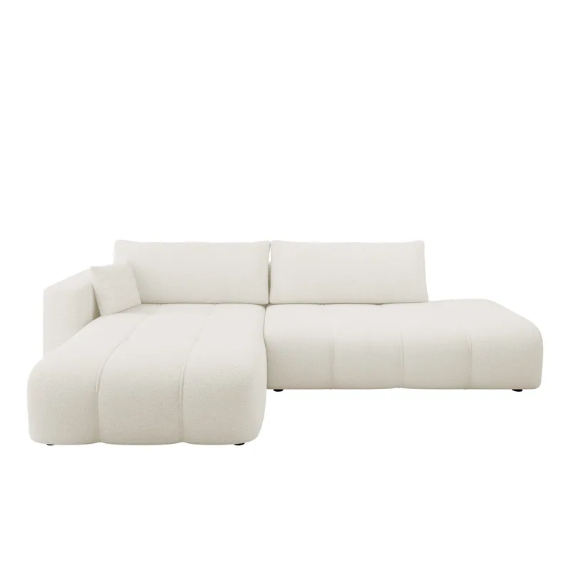 Flo Bäddsoffa med Divan 4-sits - Vit - Möbler - Soffa - Bäddsoffa - Bäddsoffa divan