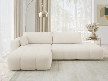 Flo Bäddsoffa med Divan 4-sits - Vit - Möbler - Soffa - Bäddsoffa - Bäddsoffa divan