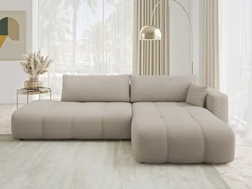 Flo Bäddsoffa med Divan 4-sits - Vit - Möbler - Soffa - Bäddsoffa - Bäddsoffa divan