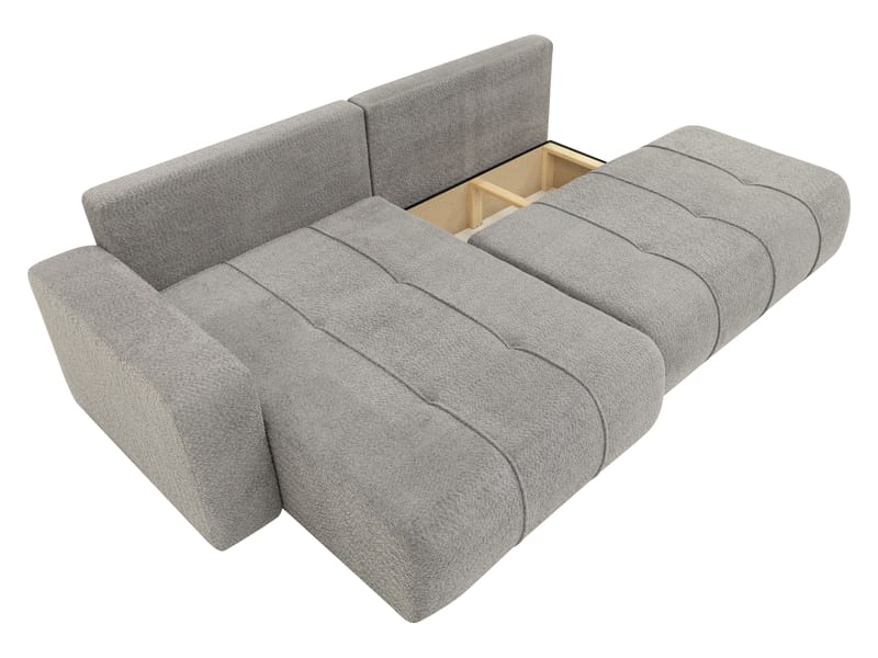 Flo Bäddsoffa med Divan 4-sits - Vit - Möbler - Soffa - Bäddsoffa - Bäddsoffa divan