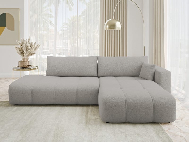 Flo Bäddsoffa med Divan 4-sits - Vit - Möbler - Soffa - Bäddsoffa - Bäddsoffa divan