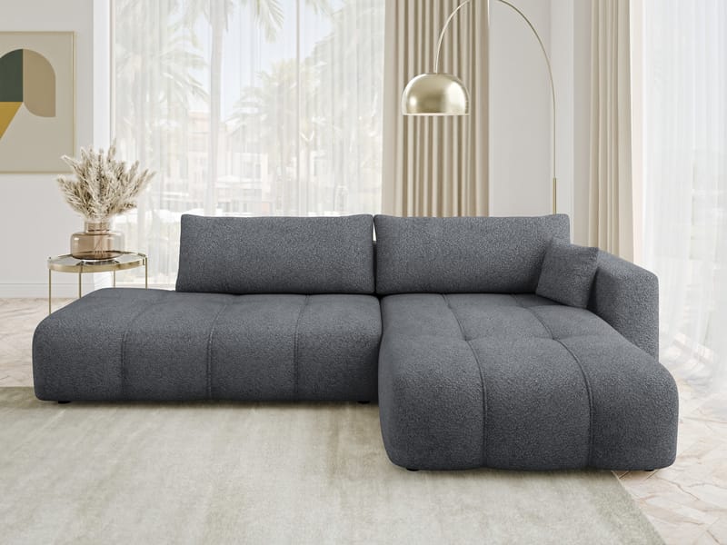 Flo Bäddsoffa med Divan 4-sits - Vit - Möbler - Soffa - Bäddsoffa - Bäddsoffa divan