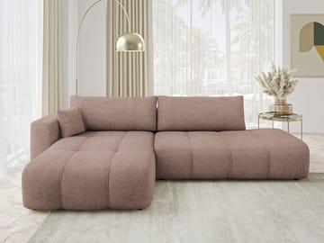 Flo Bäddsoffa med Divan 4-sits - Vit - Möbler - Soffa - Bäddsoffa - Bäddsoffa divan