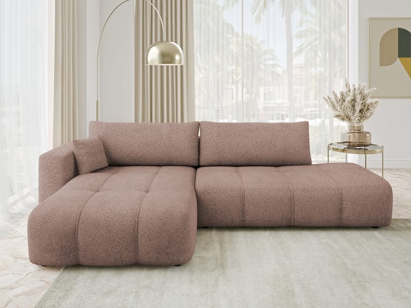 Flo Bäddsoffa med Divan 4-sits - Vit - Möbler - Soffa - Bäddsoffa - Bäddsoffa divan