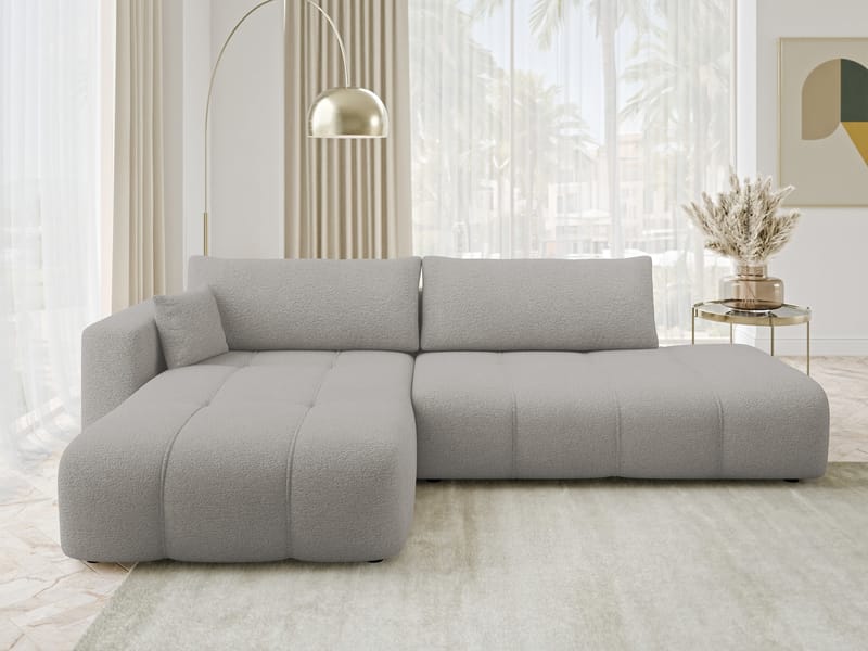 Flo Bäddsoffa med Divan 4-sits - Vit - Möbler - Soffa - Bäddsoffa - Bäddsoffa divan