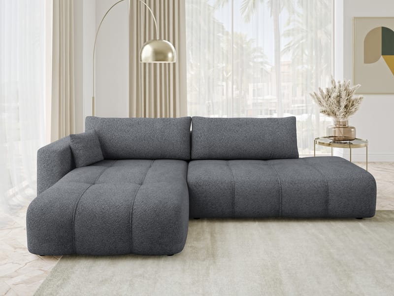 Flo Bäddsoffa med Divan 4-sits - Vit - Möbler - Soffa - Bäddsoffa - Bäddsoffa divan