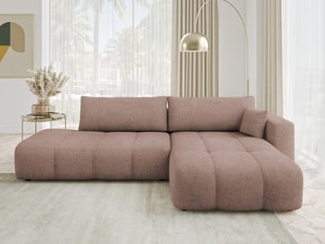 Flo Bäddsoffa med Divan 4-sits - Vit - Möbler - Soffa - Bäddsoffa - Bäddsoffa divan