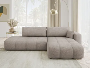 Flo Bäddsoffa med Divan 4-sits - Vit - Möbler - Soffa - Bäddsoffa - Bäddsoffa divan