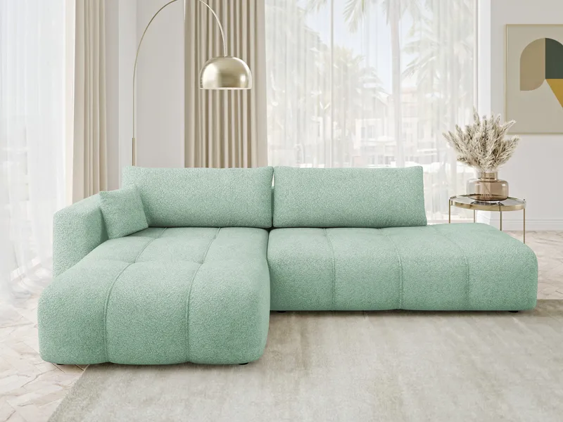 Flo Bäddsoffa med Divan 4-sits - Vit - Möbler - Soffa - Bäddsoffa - Bäddsoffa divan