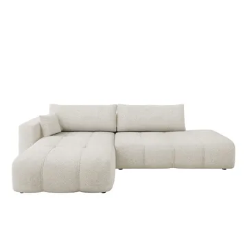 Flo Bäddsoffa med Divan 4-sits - Vit - Möbler - Soffa - Bäddsoffa - Bäddsoffa divan