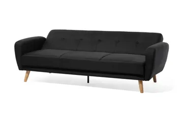 Florli Bäddsoffa 214 cm - Svart - Möbler - Soffa - Bäddsoffa - Bäddsoffa längsbäddad