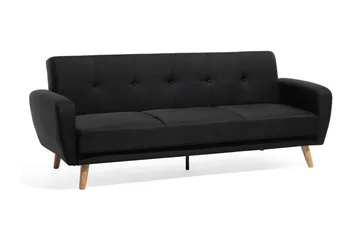 Florli Bäddsoffa 214 cm - Svart - Möbler - Soffa - Bäddsoffa - Bäddsoffa längsbäddad
