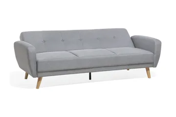 Florli Bädssofa 214 cm - Grå - Möbler - Soffa - Bäddsoffa - Bäddsoffa längsbäddad