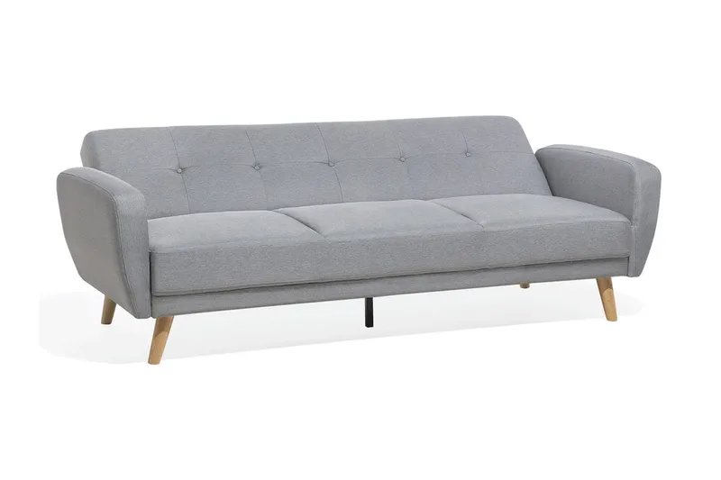 Florli Bädssofa 214 cm - Grå - Möbler - Soffa - Bäddsoffa - Bäddsoffa längsbäddad