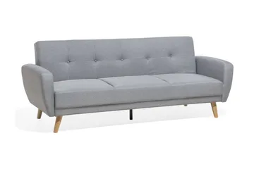 Florli Bädssofa 214 cm - Grå - Möbler - Soffa - Bäddsoffa - Bäddsoffa längsbäddad