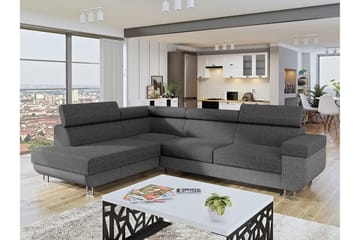 Fonti 3-sits Bäddsoffa - Grå - Möbler - Soffa - Bäddsoffa - Bäddsoffa längsbäddad