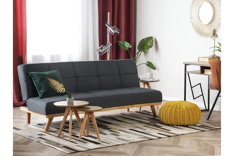 Froya Bäddsoffa 183 cm - Grå - Möbler - Soffa - Bäddsoffa - 3 sits bäddsoffa