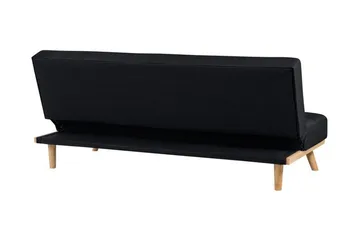 Froya Bäddsoffa 183 cm - Svart - Möbler - Soffa - Bäddsoffa - 3 sits bäddsoffa