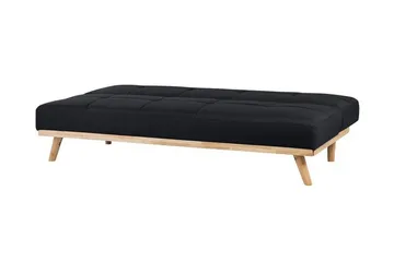 Froya Bäddsoffa 183 cm - Svart - M öbler - Soffa - Bäddsoffa - 3 sits bäddsoffa