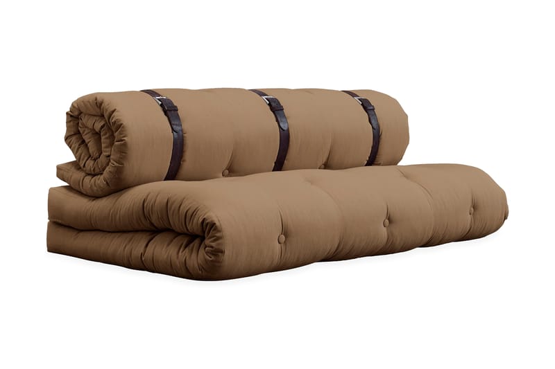 Bäddsoffa Buckle-Up Brun - Karup Design - Futon soffa