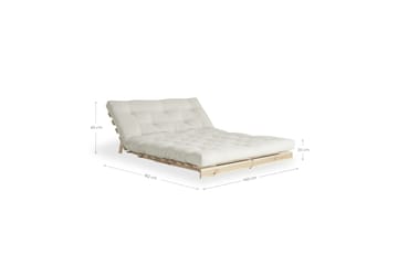 Bäddsoffa Roots Raw Natural/Trä/Natur - Karup Design - Möbler - Soffa - Bäddsoffa - Futon - Futon soffa