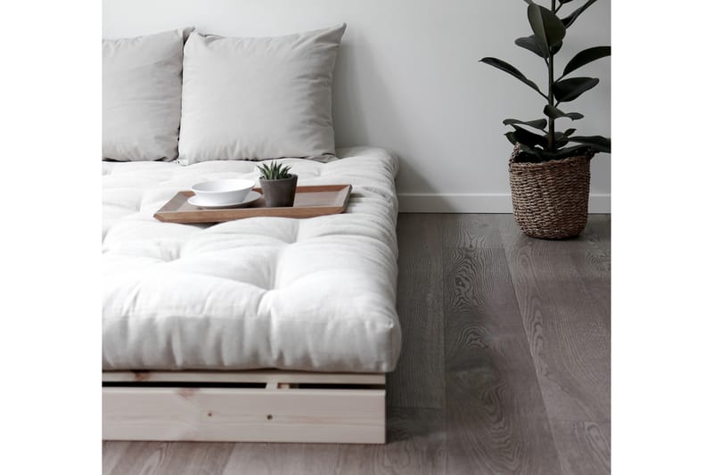 Bäddsoffa Roots Raw Natural/Trä/Natur - Karup Design - Futon soffa