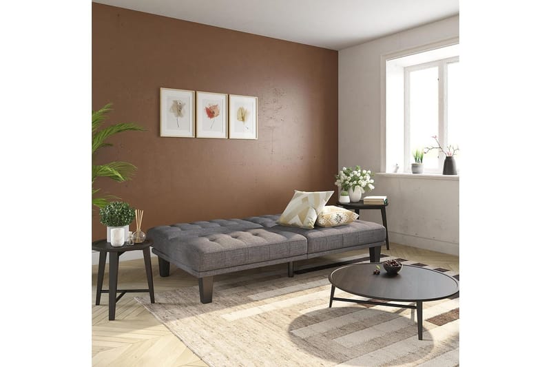 Dexter Futon Grå - Dorel Home - Möbler - Soffa - Bäddsoffa - Futon - Futon soffa