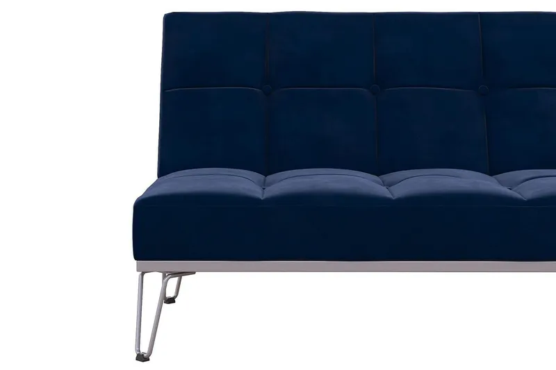Elle Futon Sammet/Blå - Novogratz - Möbler - Soffa - Bäddsoffa - Futon - Futon soffa