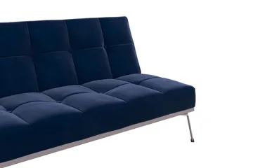 Elle Futon Sammet/Blå - Novogratz - Möbler - Soffa - Bäddsoffa - Futon - Futon soffa