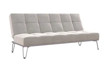 Elle Futon Sammet/Grå - Novogratz - Möbler - Soffa - Bäddsoffa - Futon - Futon soffa