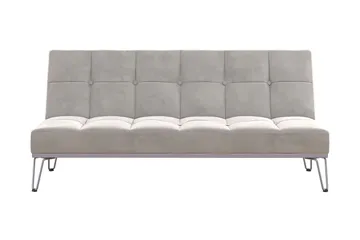 Elle Futon Sammet/Grå - Novogratz - Möbler - Soffa - Bäddsoffa - Futon - Futon soffa