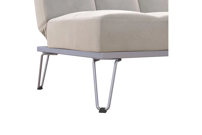 Elle Futon Sammet/Grå - Novogratz - Möbler - Soffa - Bäddsoffa - Futon - Futon soffa