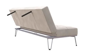Elle Futon Sammet/Grå - Novogratz - Möbler - Soffa - Bäddsoffa - Futon - Futon soffa