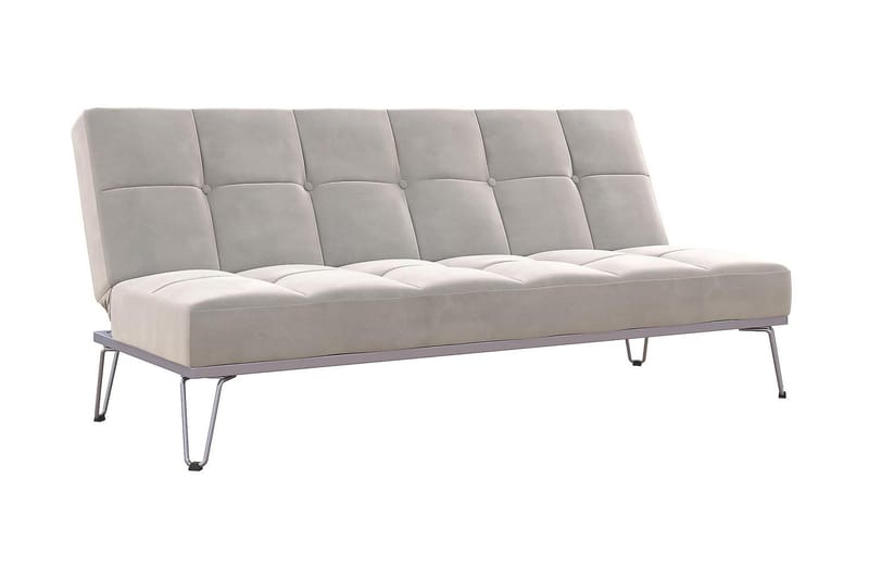 Futon Elle Sammet/Grå - Novogratz - Futon soffa