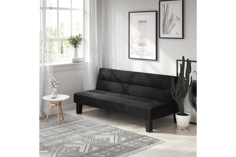 Futon Kebo Svart - Dorel Home - Futon soffa