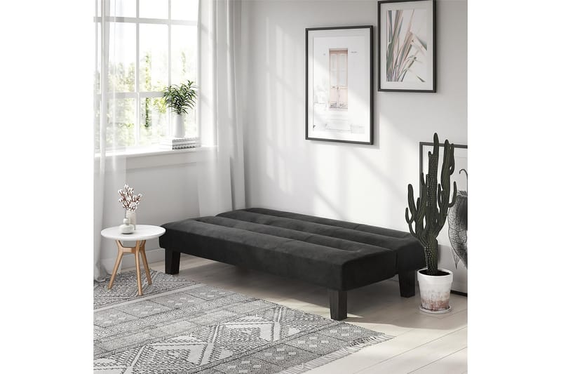 Futon Kebo Svart - Dorel Home - Futon soffa