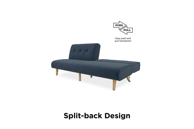 Palm Springs Futon Blå - Novogratz - Möbler - Soffa - Bäddsoffa - Futon - Futon soffa