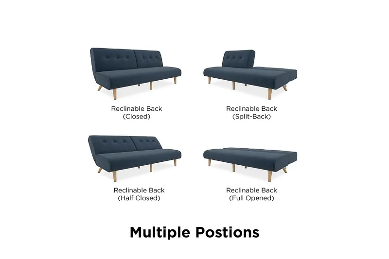 Palm Springs Futon Blå - Novogratz - Möbler - Soffa - Bäddsoffa - Futon - Futon soffa