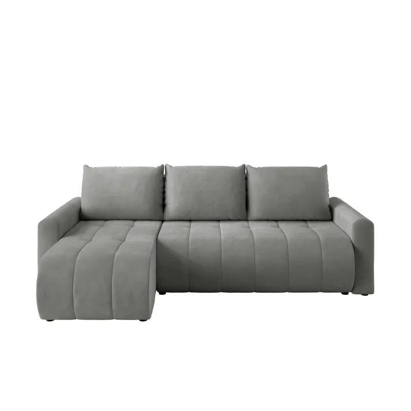 Fynrican 3-sits Bäddsoffa med divan, grå