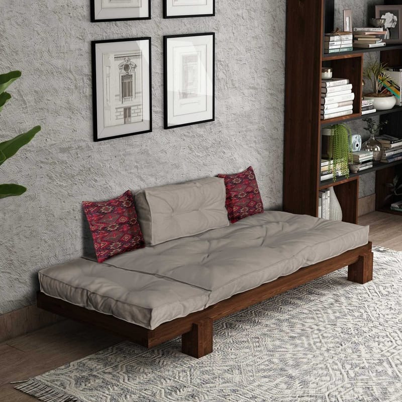 Fynros 2-sits Bäddsoffa - Beige - Möbler - Soffa - Bäddsoffa - 2 sits bäddsoffa