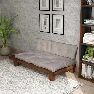 Fynros 2-sits Bäddsoffa - Beige - Möbler - Soffa - Bäddsoffa - 2 sits bäddsoffa